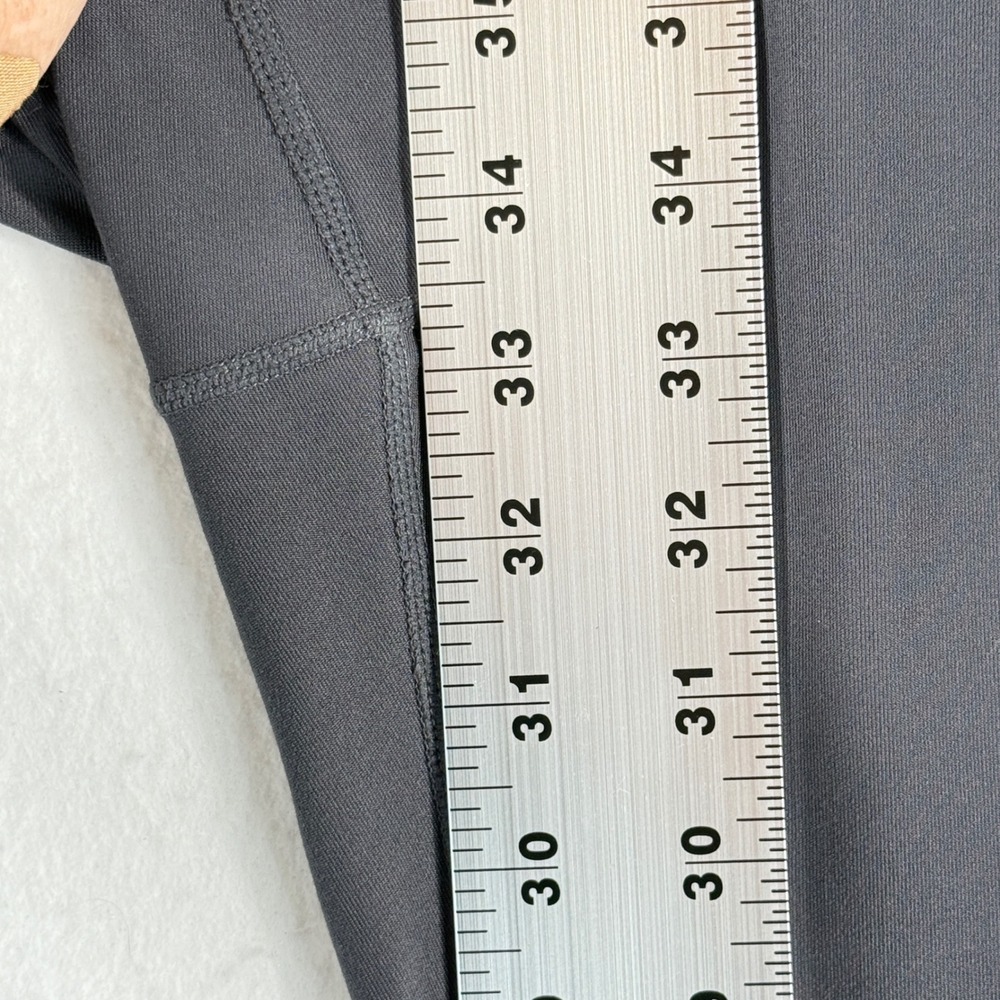 Lucy Yoga Pants Womens XL Tall Gray Flare Leg Athleisure Gorpcore Activewear - Picture 7 of 11